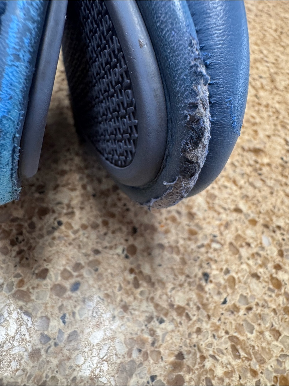 Tory Burch Blue Leather Logo Ballet Flats - Picture 10 of 16